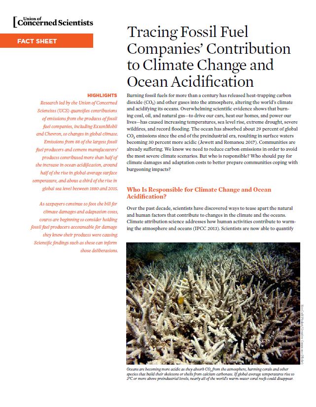 Ocean Acidification Report cover image