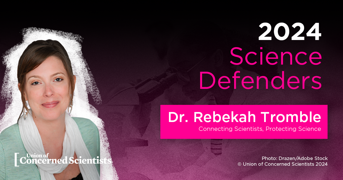 2024 Science Defenders Rebekah Tromble