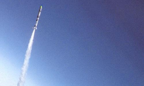 A nuclear weapons launch