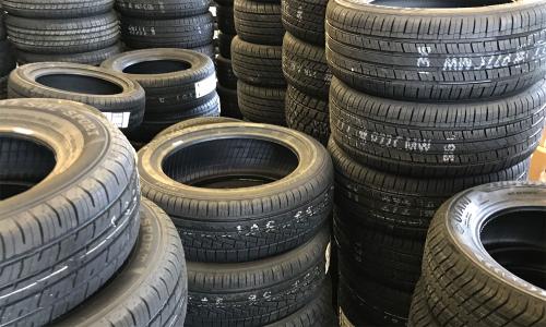 Tires with different tread designs