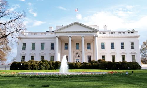 Photo of White House from north side