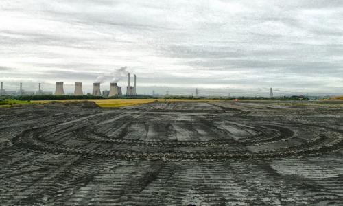 Coal ash waste